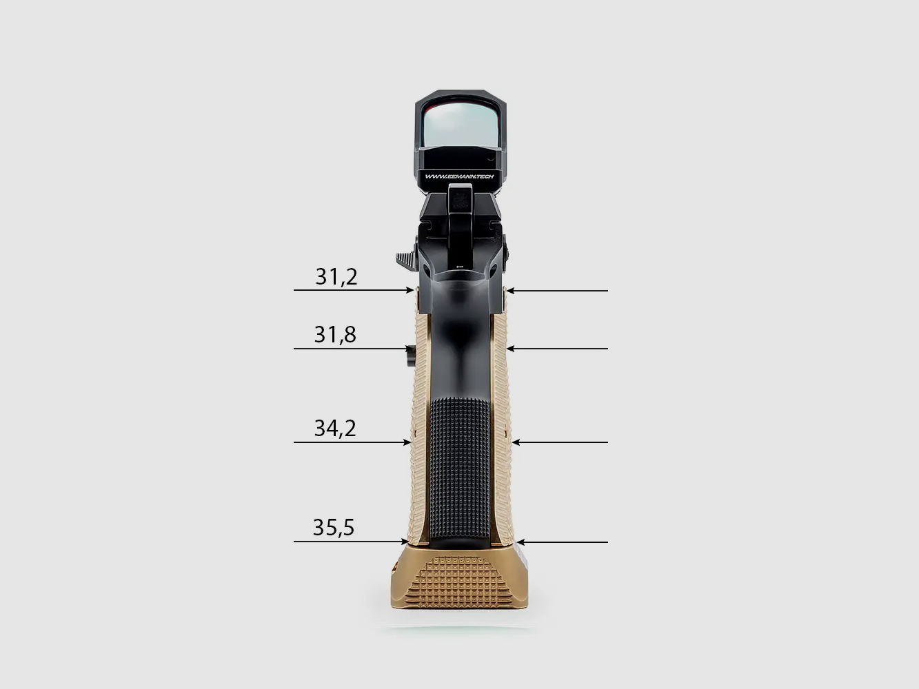 Kurze Cachas EEMANN TECH Ultimate aus Messing für CZ, Bild 3 von 3