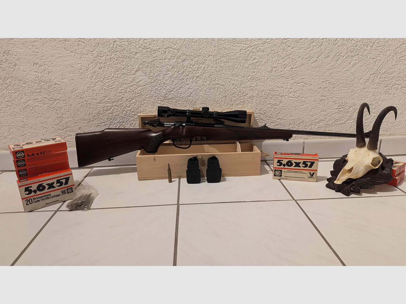 Steyr Mannlicher Model L, Kaliber 5,6x57 – Privatverkauf inkl. 200+ Schuss