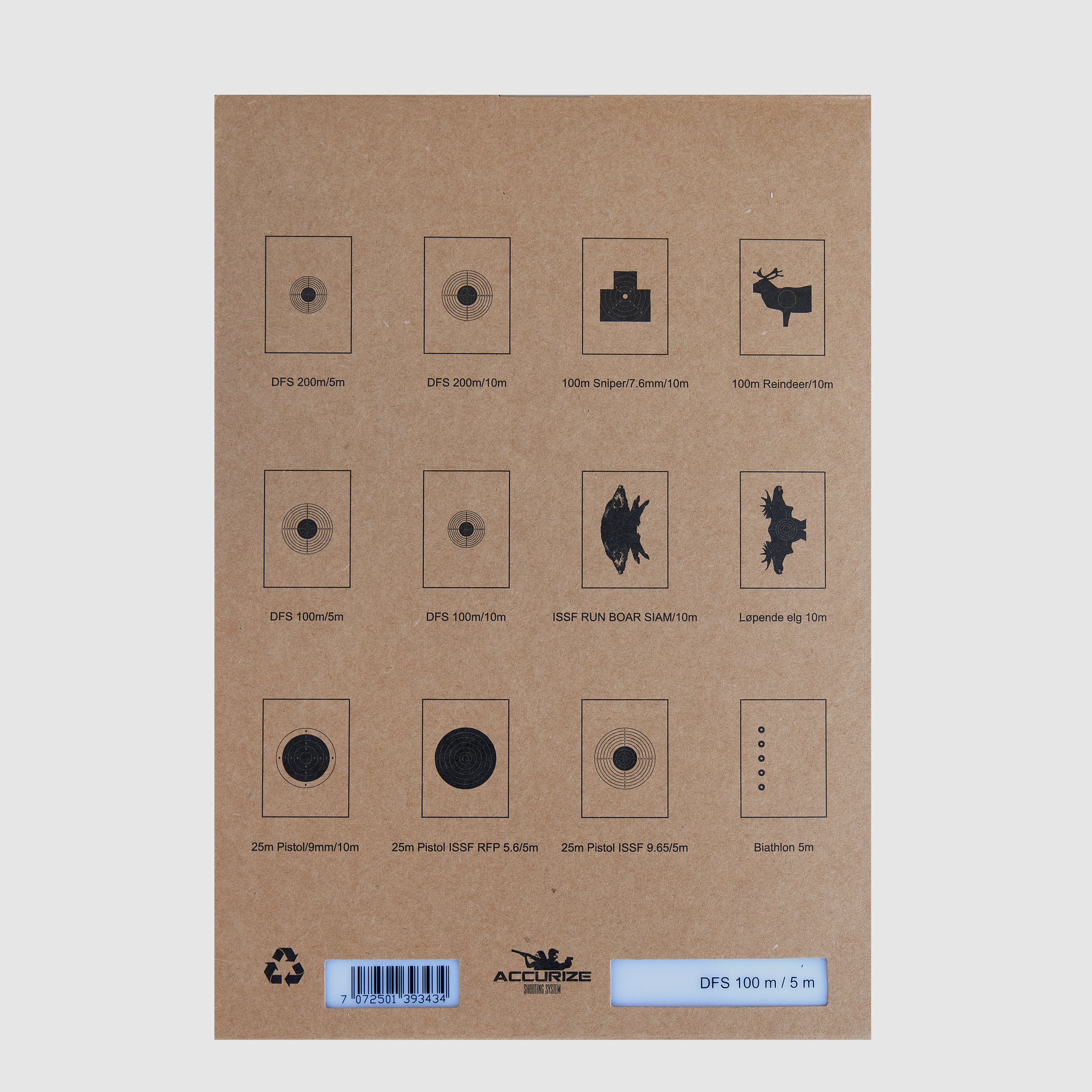 Target for Accurize Shooting System