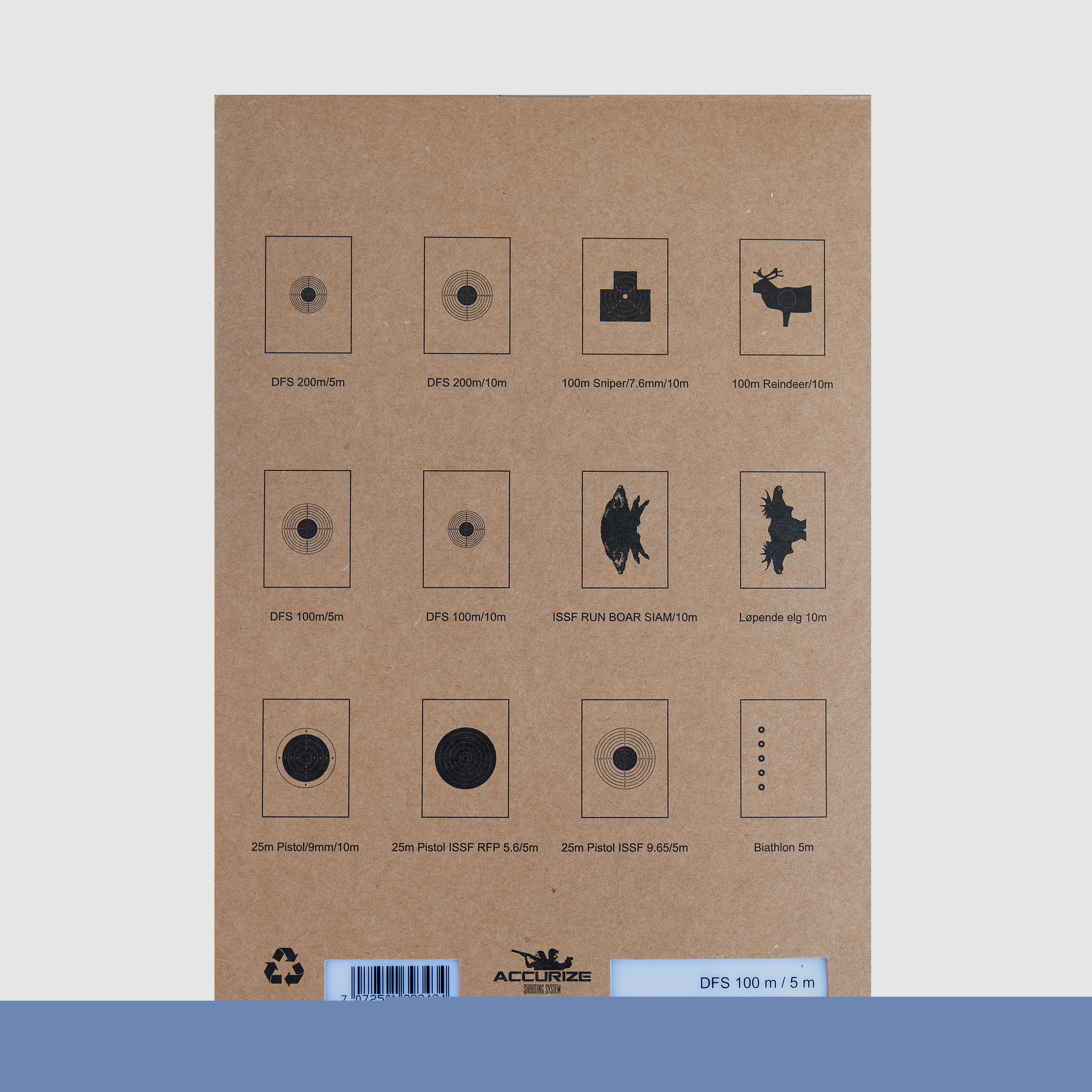 Zielscheibe für Accurize Shooting System