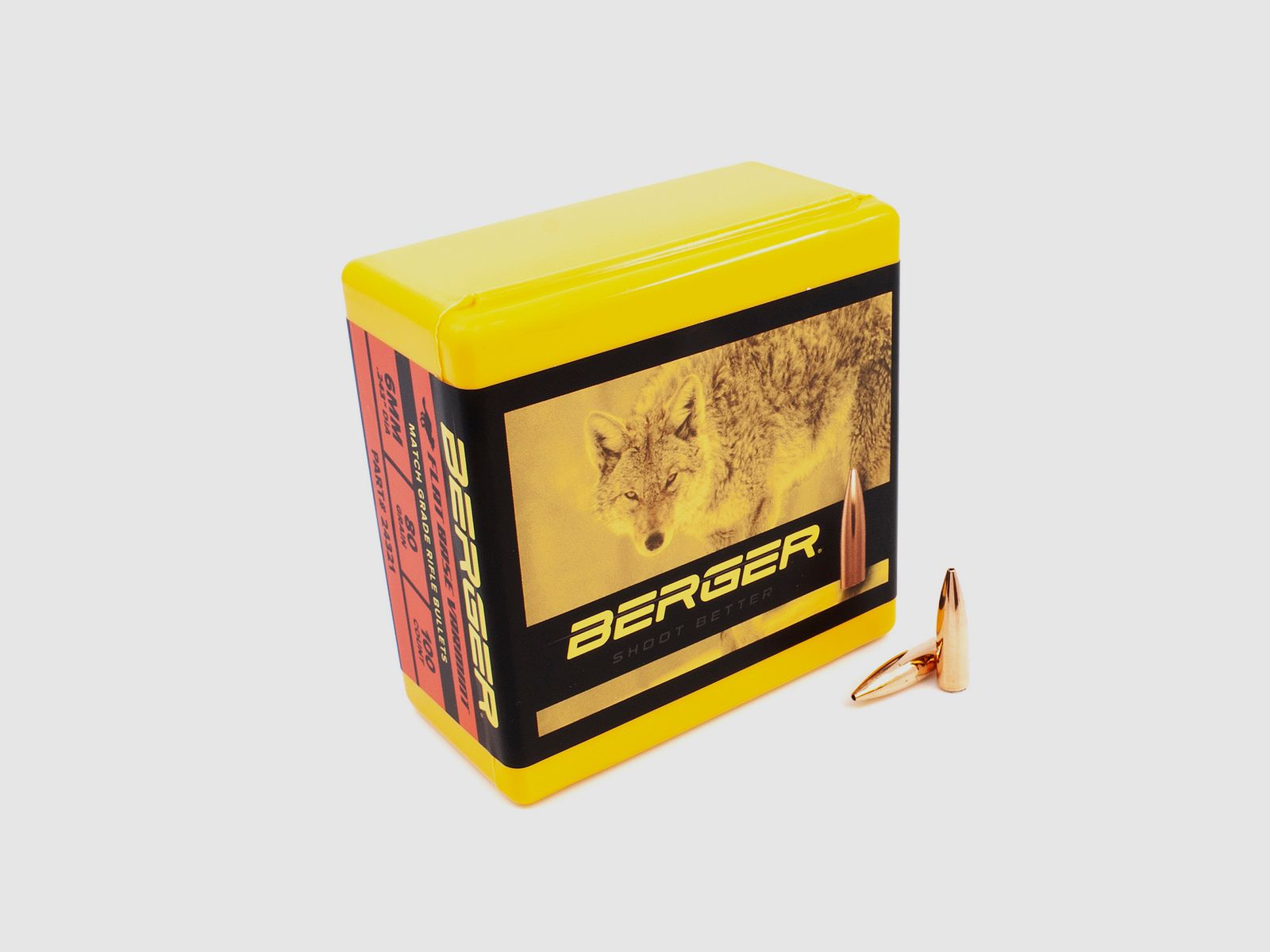 Proiettile Berger 6mm/.243 FB Varmint 80GR 100 pezzi