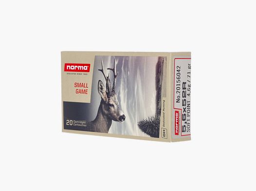 Norma 5,6x52 R loodkop 71 gr. - 20 stuks.