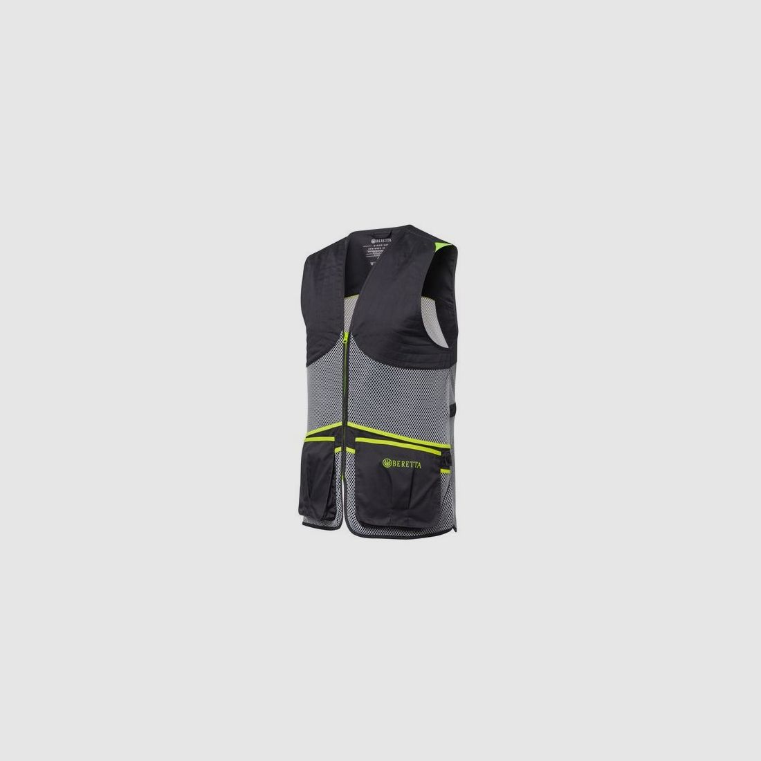 Beretta full mesh shooting vest Ebony & ice grey, image 1 of 3