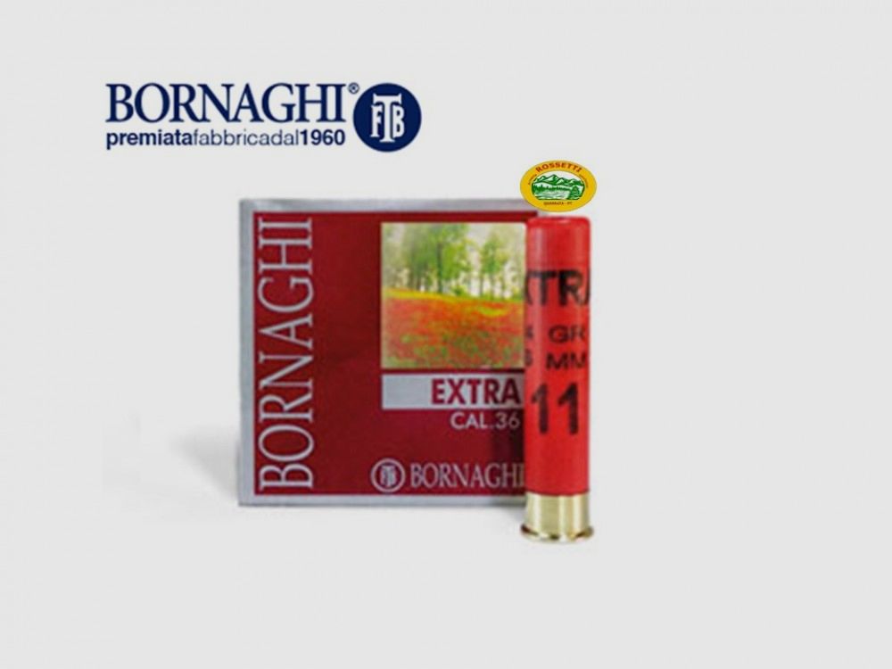 BORNAGHI Patronen Extra 14 Kal.36 gr.14 pb.10 ohne Behälter