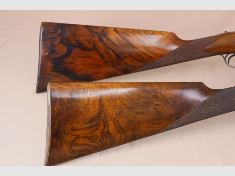AYA - Aguirre y Aranzabal "Couple" Side Lock Shotguns / manufactured according to the specifications of Augustinus von Papen!!