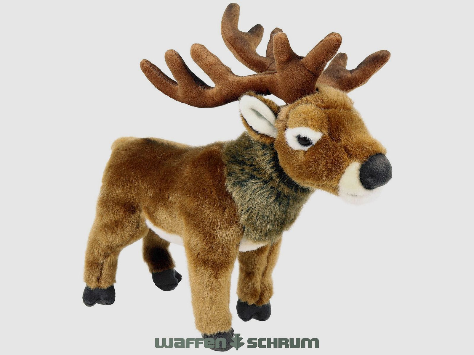 AKAH Peluche Cerf élaphe 30 cm