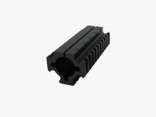 Long mounting rail shotgun