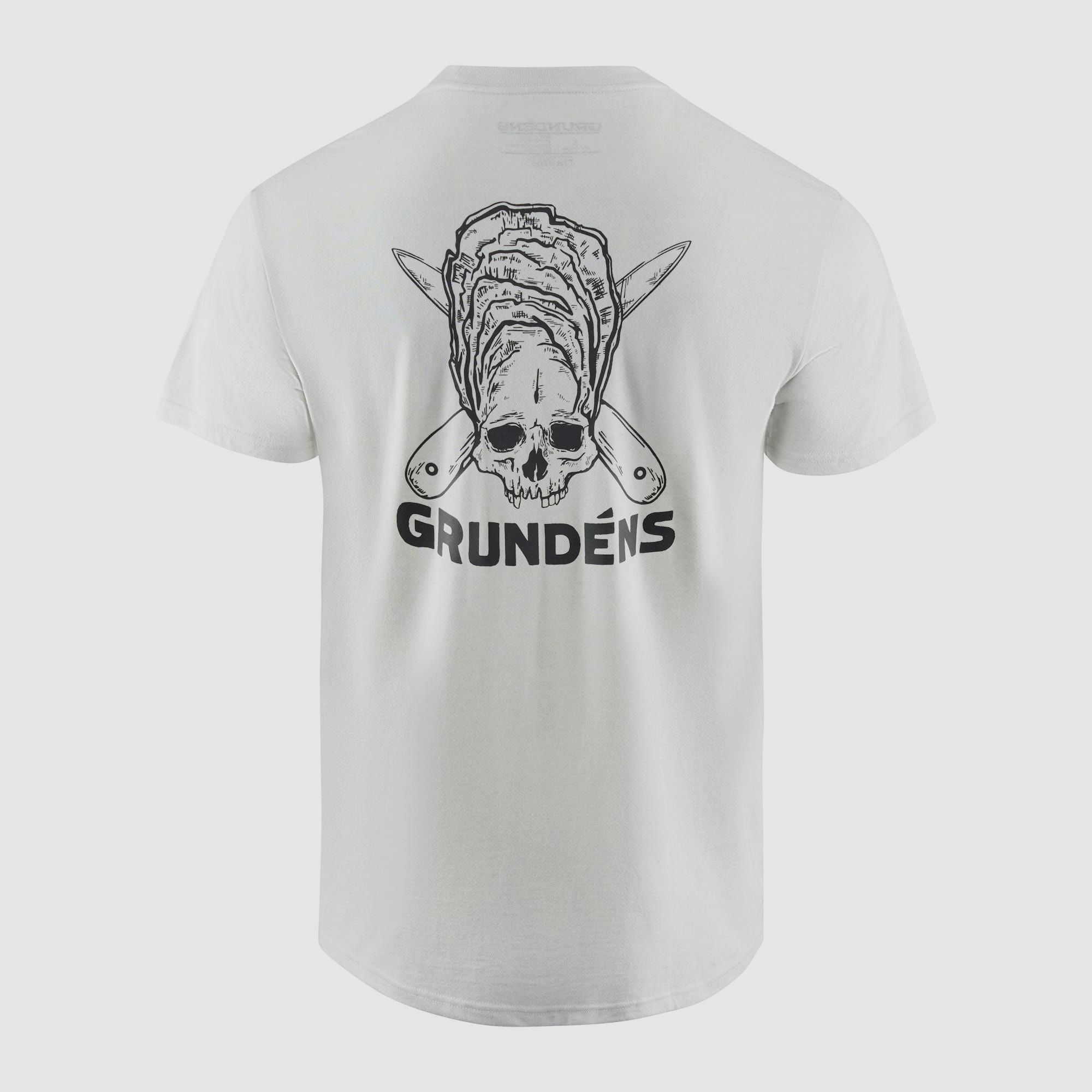 Camiseta de manga corta Grundens Zero Shucks Ostra XL