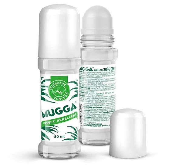 Mugga Roll On 20% DEET 50 ml – répulsif contre les moustiques et les tiques
