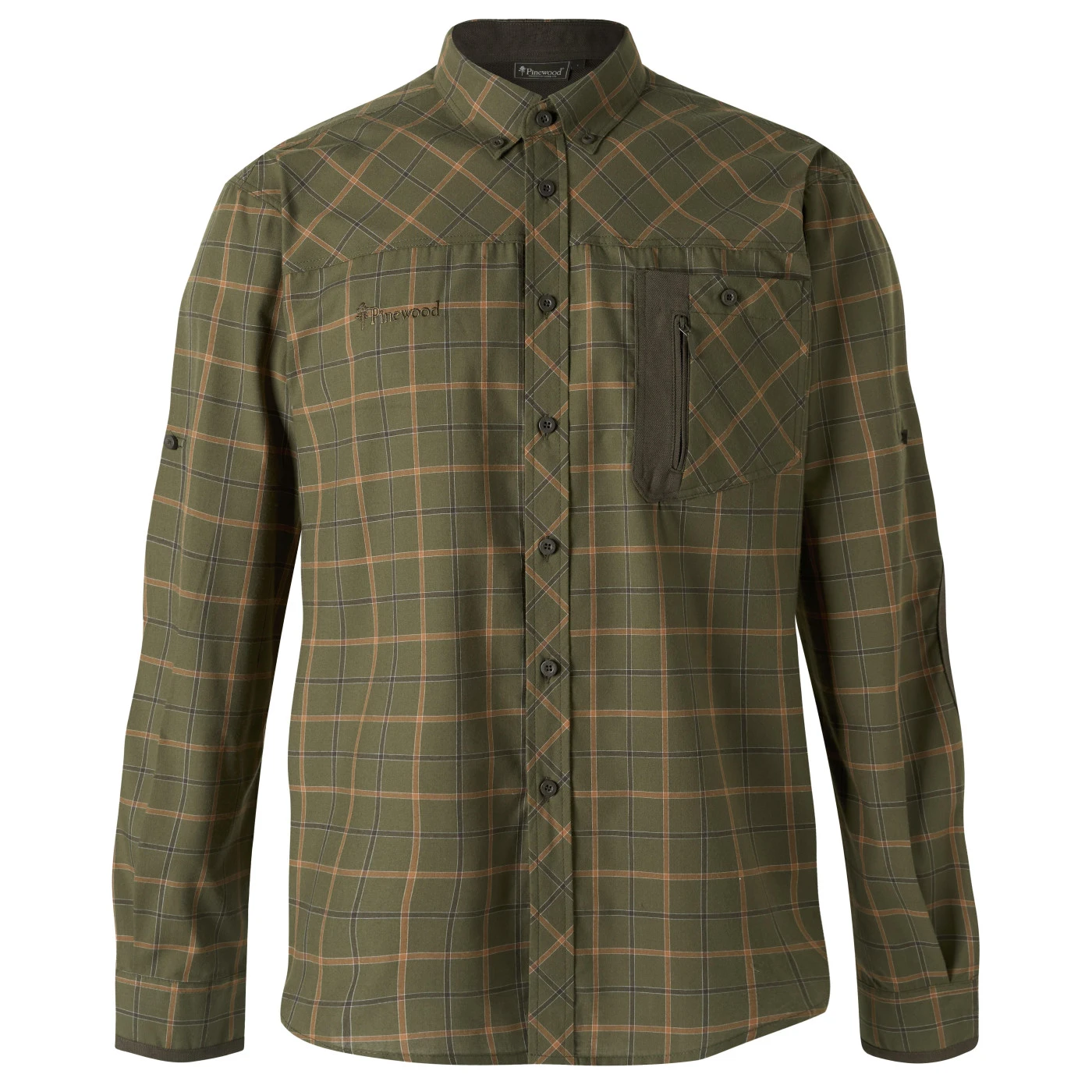 Pinewood Wolf flannel shirt 5329-704 green checked