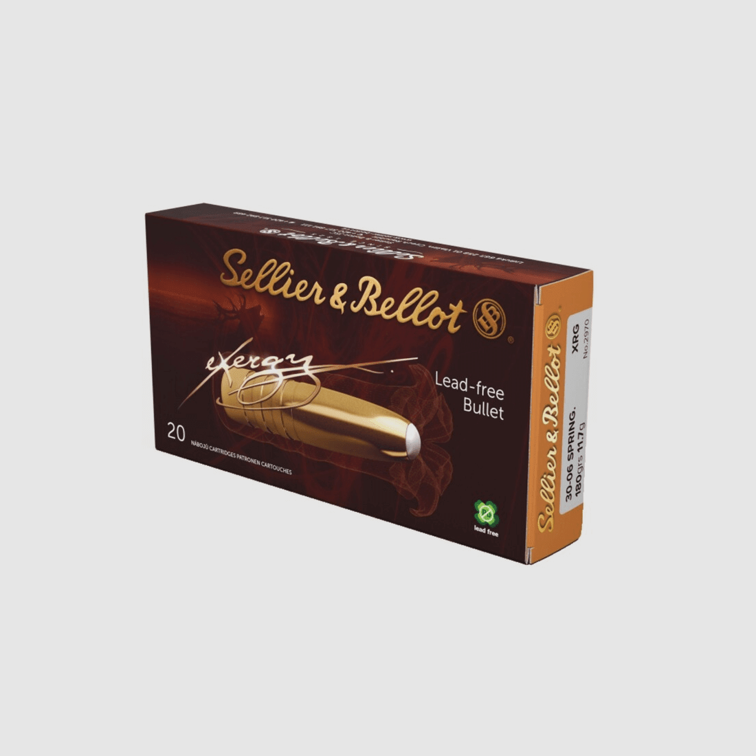 Sellier & Bellot .30-06 Sprgf. eXergy, XRG bleifrei 180 gr.