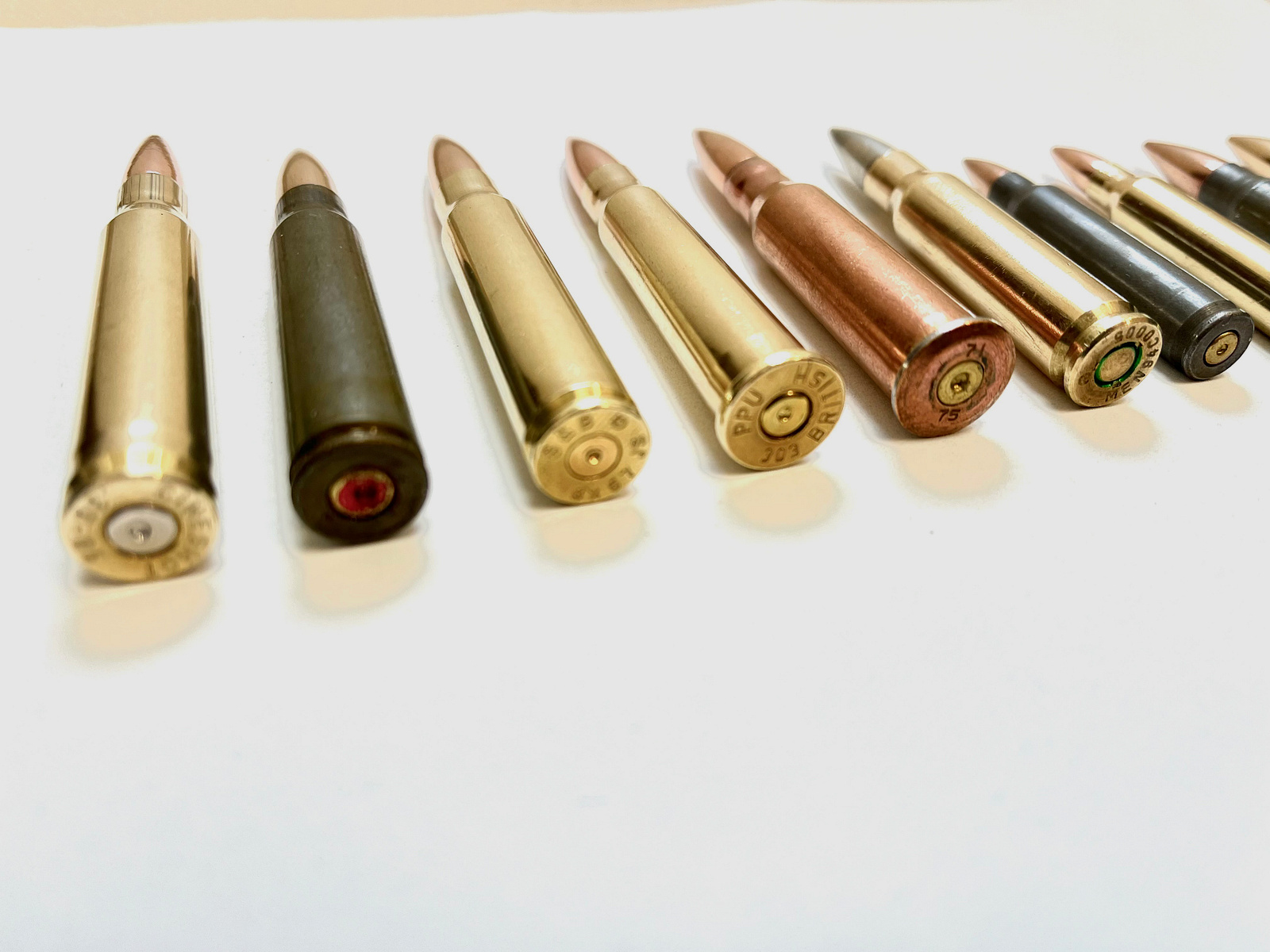 ••• Decapping cartridges collection / long gun collection 12 pieces •••