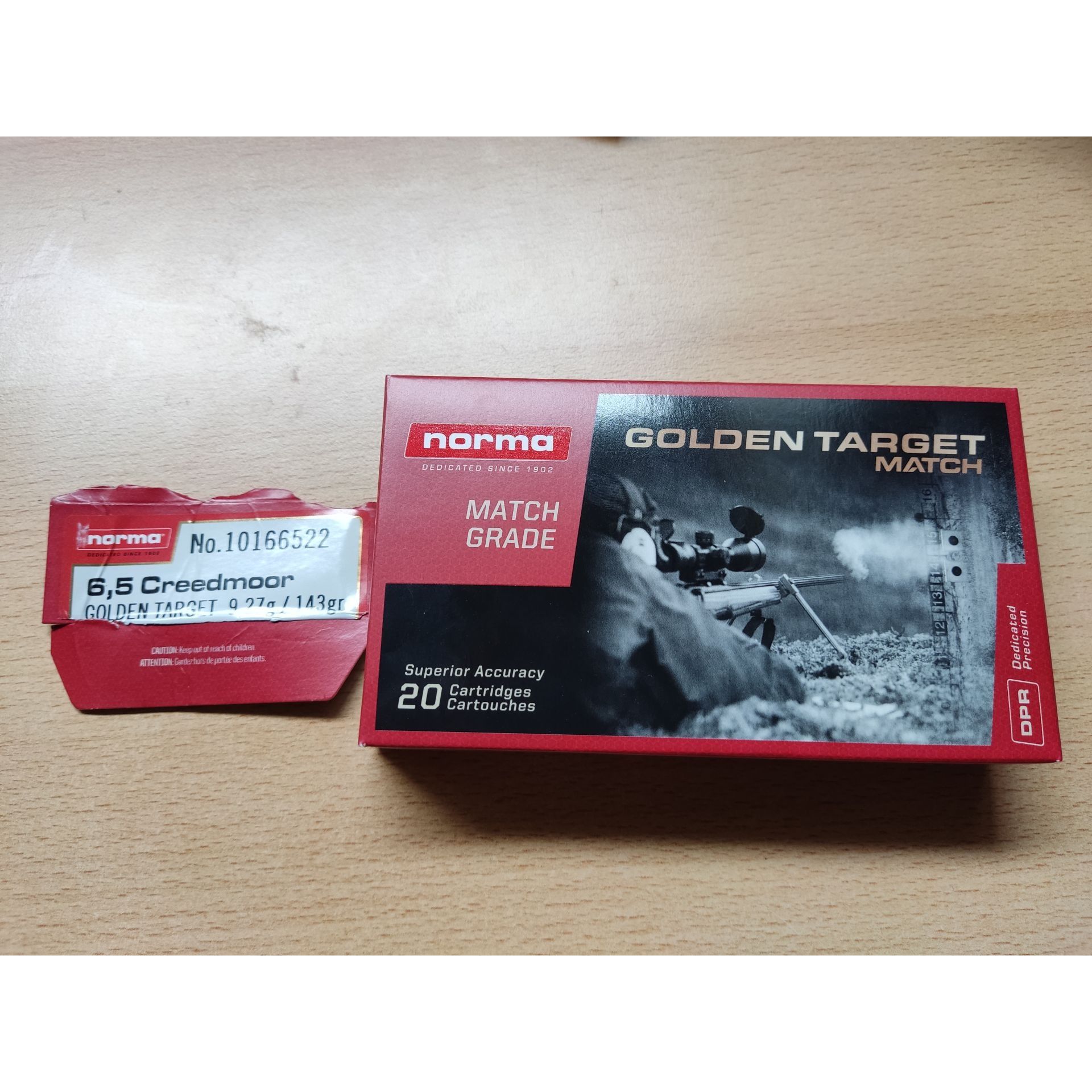 Norma Golden Target Match 6.5 Creedmoor (13 Pack)