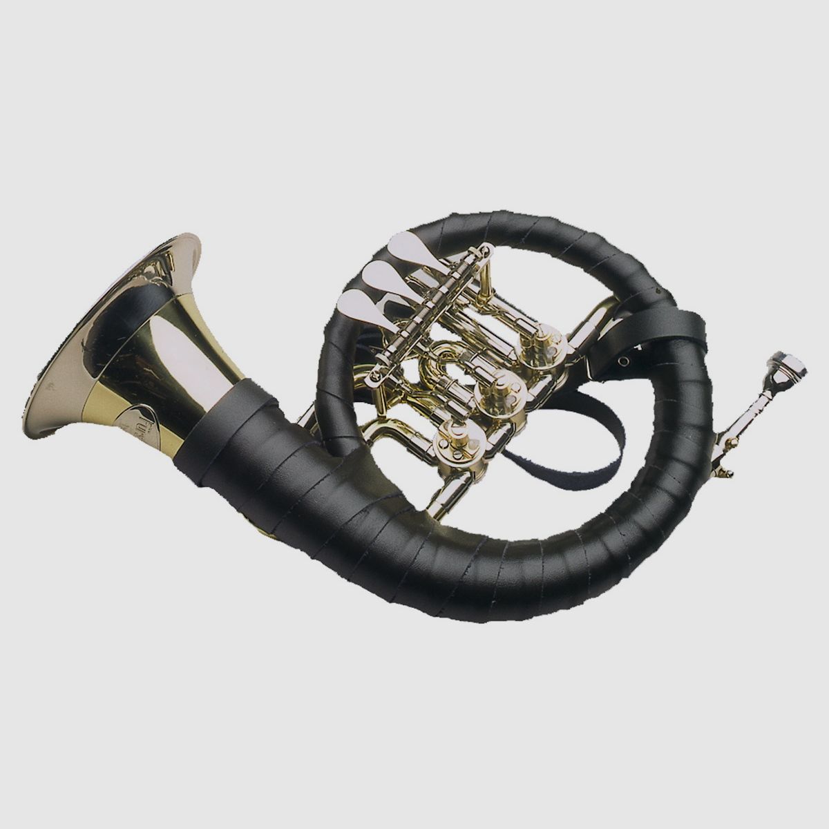 Meister Dotzauer Fürst-Pless-Ventilhorn de luxe Neusilbergarn., Einbrennl.(18915)