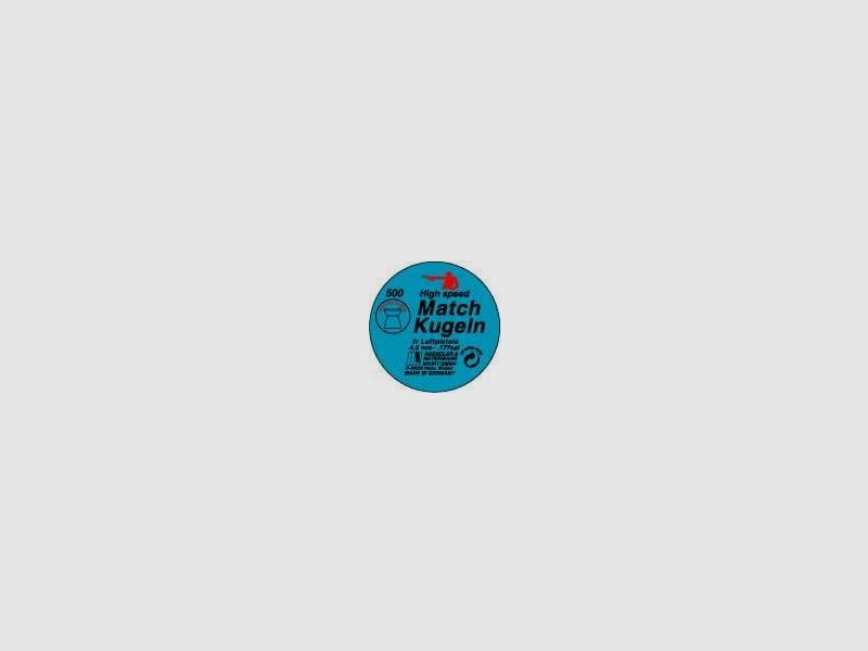 H+N Diabolo Kal. 4,5 mm LP Match blau 500 Stk