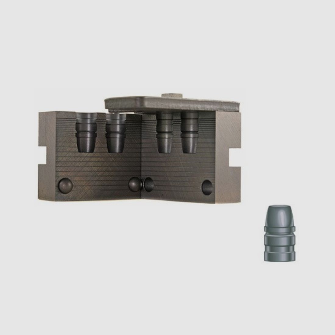 RCBS Doppelgiesskokille .410 / 10,41 mm 210 gr / 13,6 g 41-210-SWC Semi Wadcuttergeschosse .410