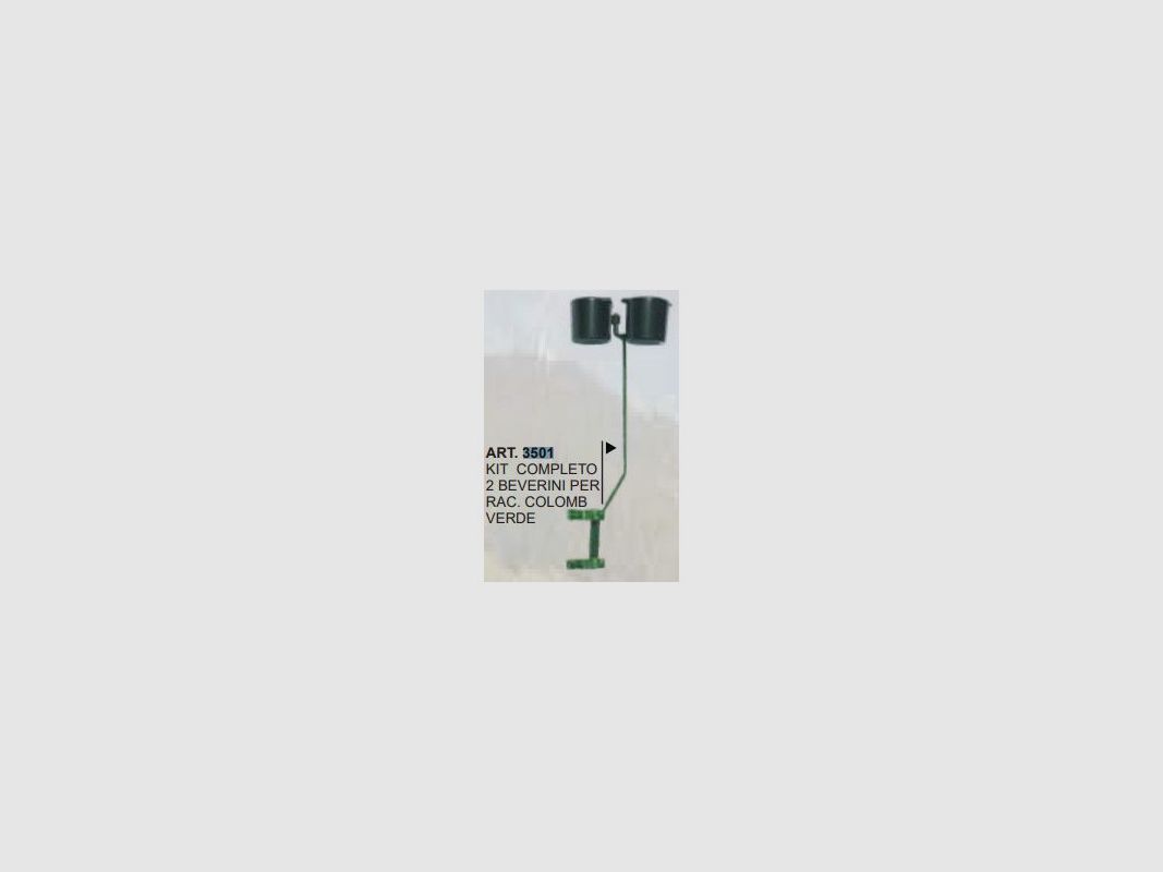 Drinkcontainer voor duivenhengel Art. 3501 ARES, afbeelding 2 van 2
