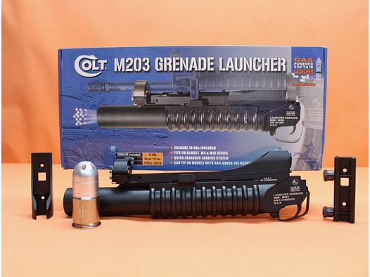 Airsoft 40mm Grenade Launcher Classic Army CA203 Short (A104M) für M4 Carbine, Metallausführung