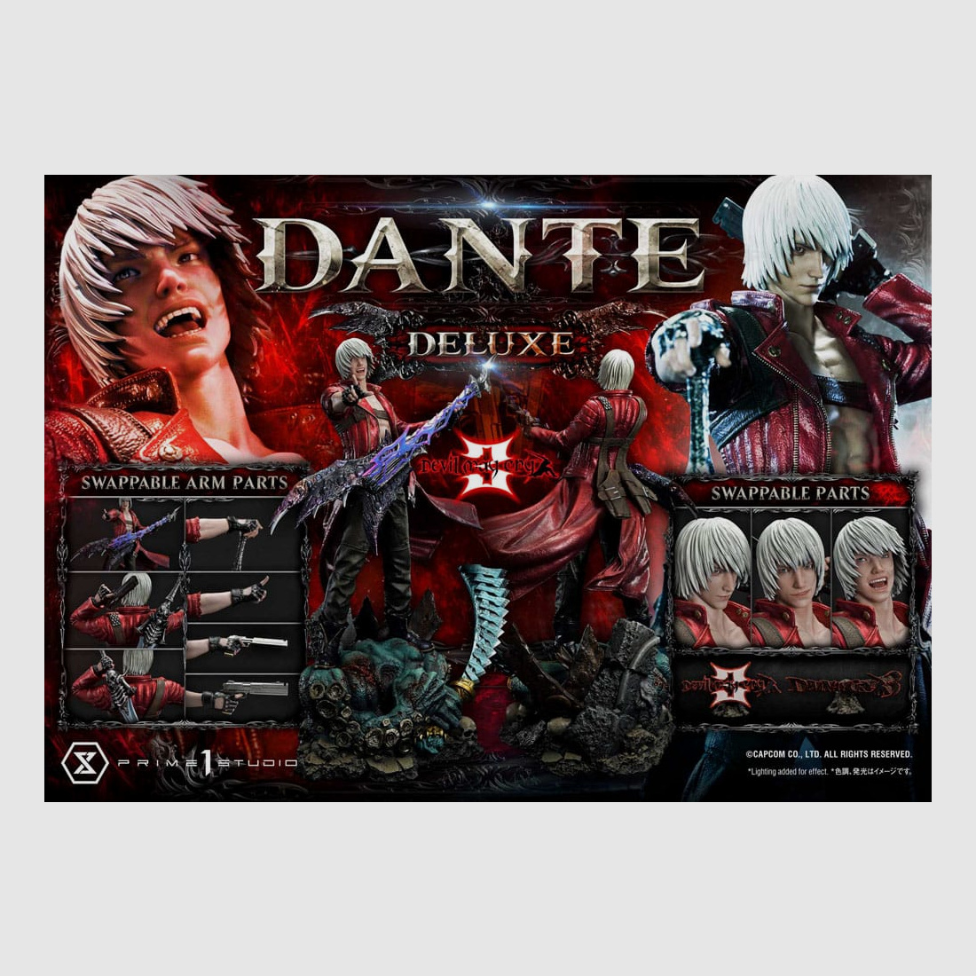 Devil May Cry 3 Ultimate Premium Masterline Series Statue 1/4 Dante Deluxe Version 67 cm | 43067