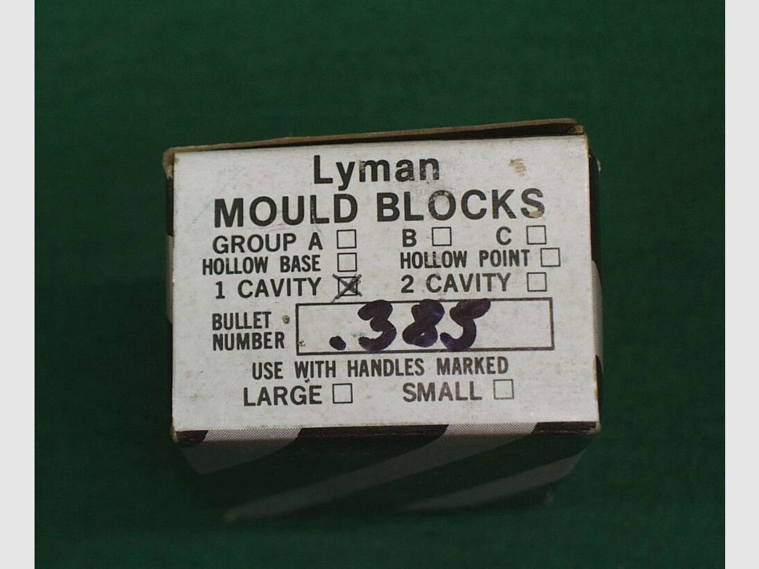 Lyman Molde Kal.385