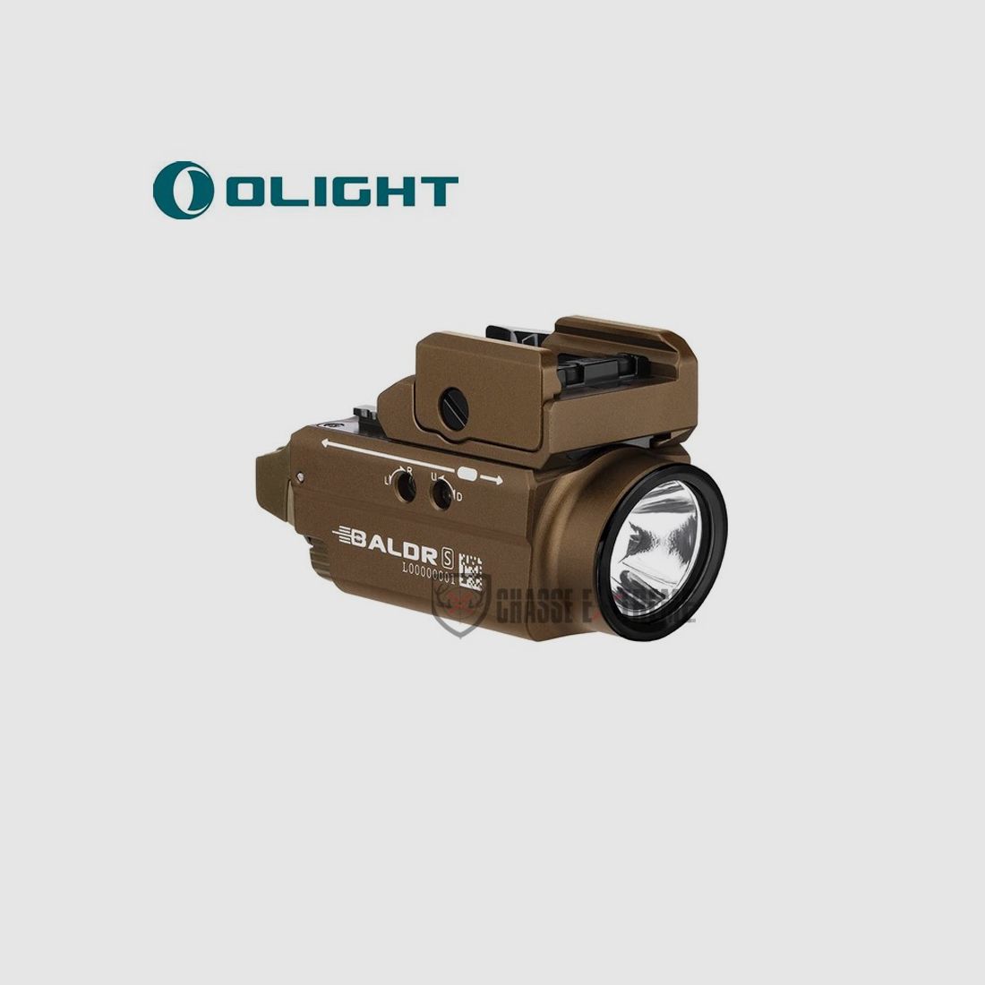 Lampe OLIGHT Baldr-S Mini Desert 800 Lumen Laser Grün Fde, Bild 2 von 3