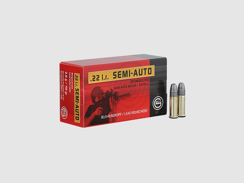 GECO Semi-Auto .22lr Kleinkalibermunition