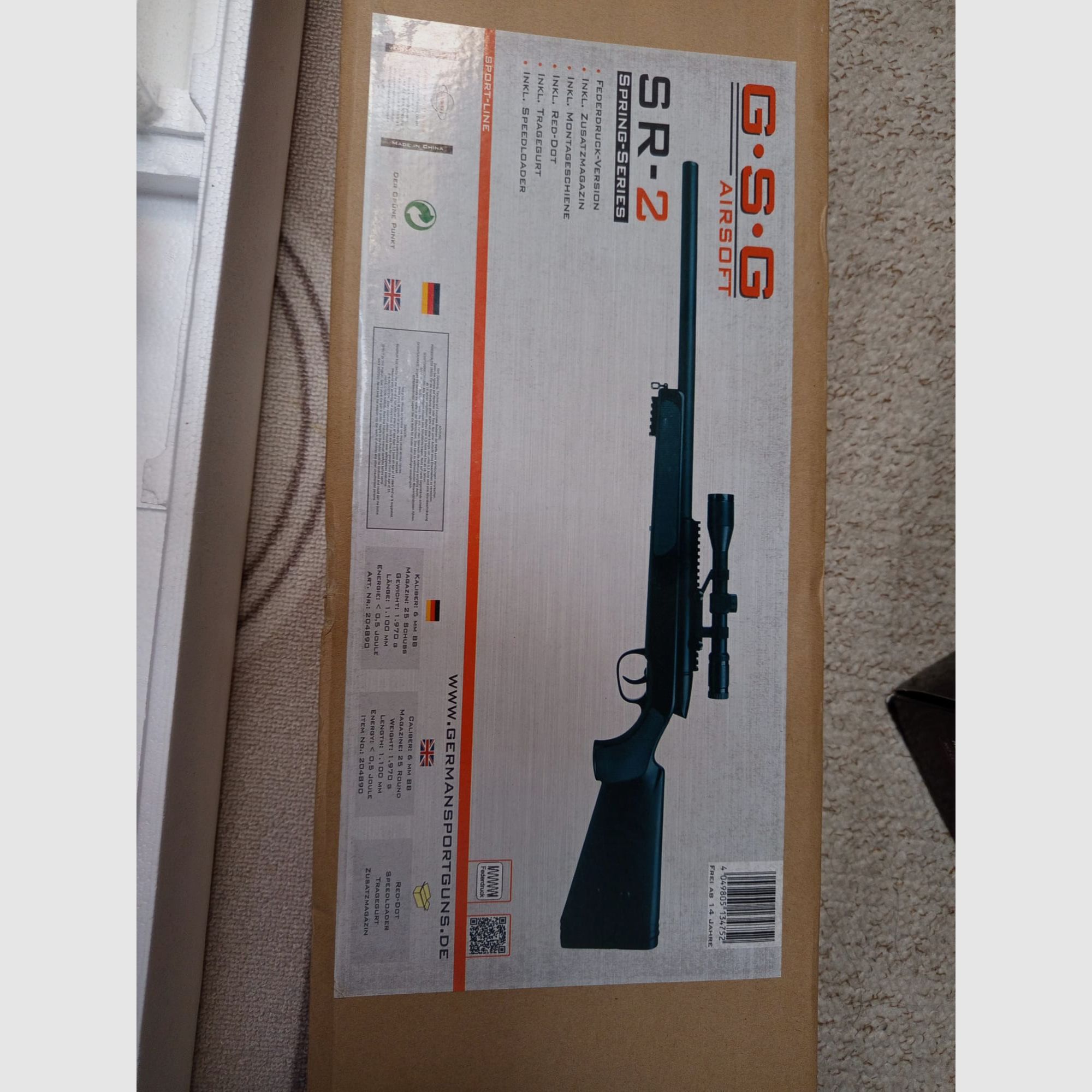 GSG R-maxx Sr-2 Sniper Federdruck 0 5j Notverkauf