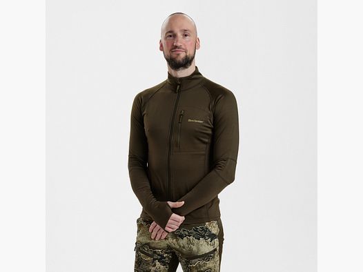 Excape Insulated Cardigan - Art Green - Size: M