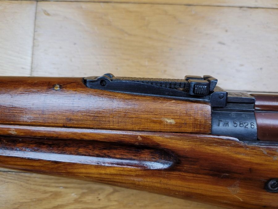 Emblématique fusil semi-automatique soviétique SVT-40 – Arsenal Tula 1941 – Mono matricule 7,62x54r – 2 chargeurs – TBE, image 6 sur 22