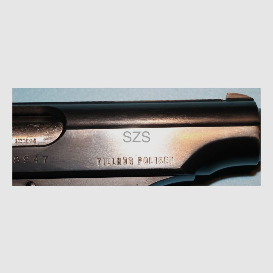 Manurhin PP für Tillhör Polisen