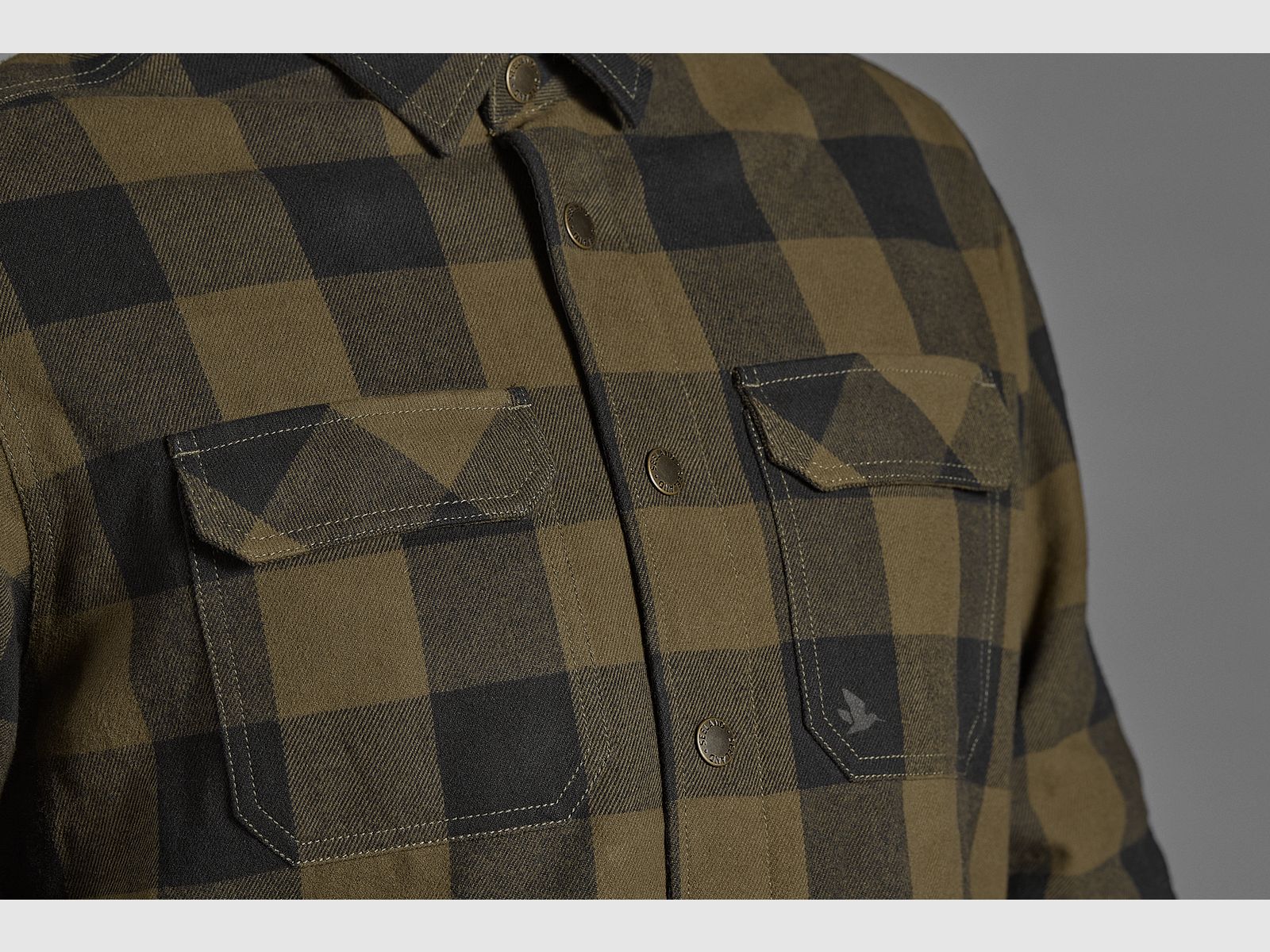 Seeland Canada Shirt - groen / zwart geruit, afbeelding 3 van 5