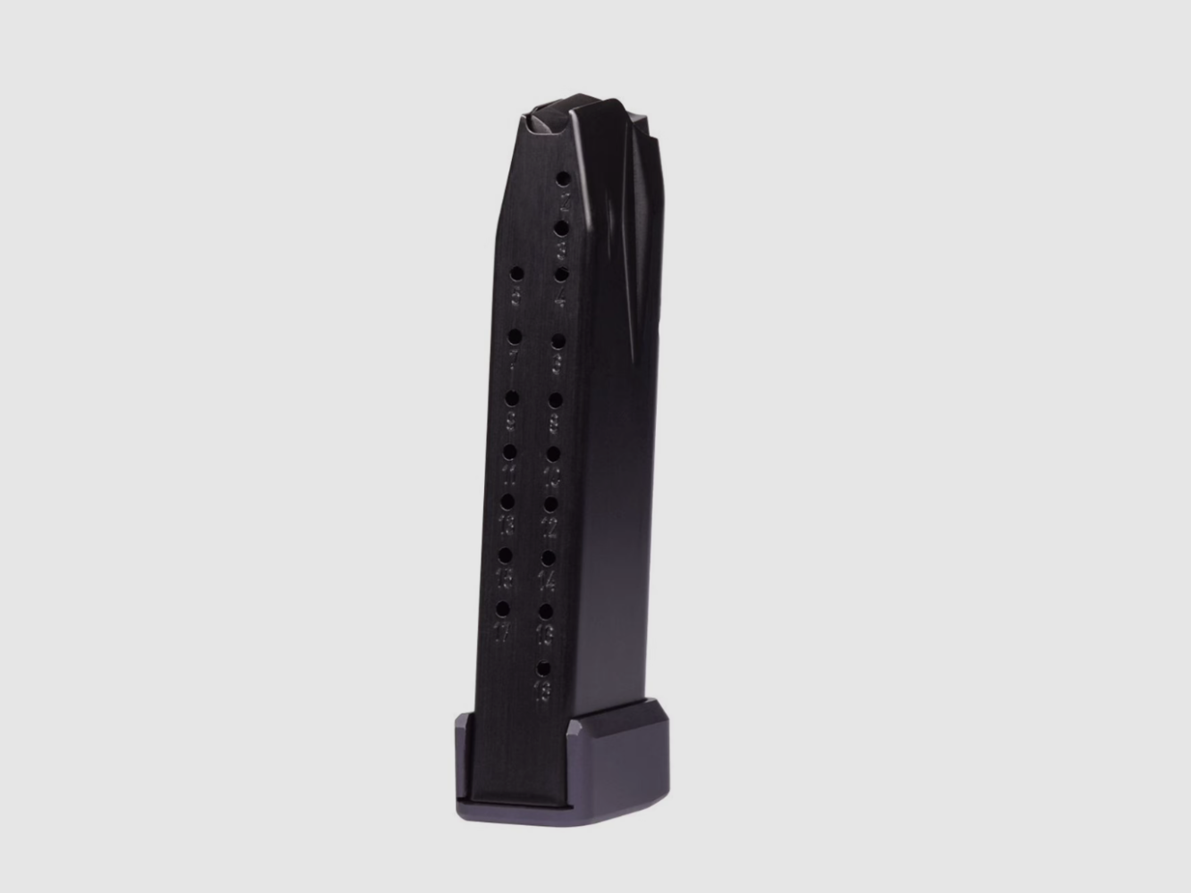 Walther PDP Magazin 18 Schuss, Aluboden schwarz für PDP Compact mit Low-Profile Magwell, PPQ M-Series