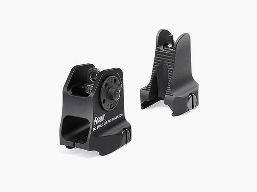 DANIEL DEFENSE IRON (ROCK & LOCK) DANIEL DEFENSE FIXED LIGHTWEIGHT SIGHT SET FOR AR-15 BLACK