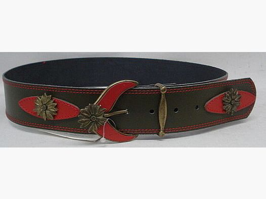 AKAH Ladies Country House red/green with application