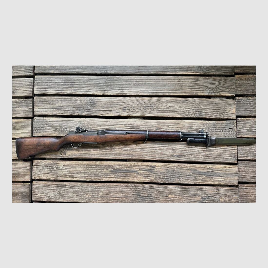 Garand Mod. US - M1 Juni 1942 Originalzustand mit Bajonette US 65 .30-06Spring