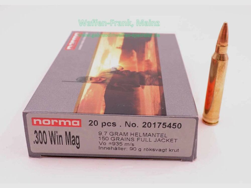 Norma rifle cartridges .300WinMag