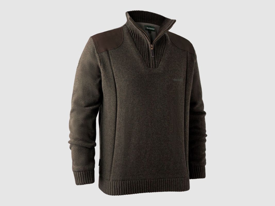 DEERHUNTER CARLISLE STRICKJACKE STORMLINER DARK ELM, Bild 1 von 2