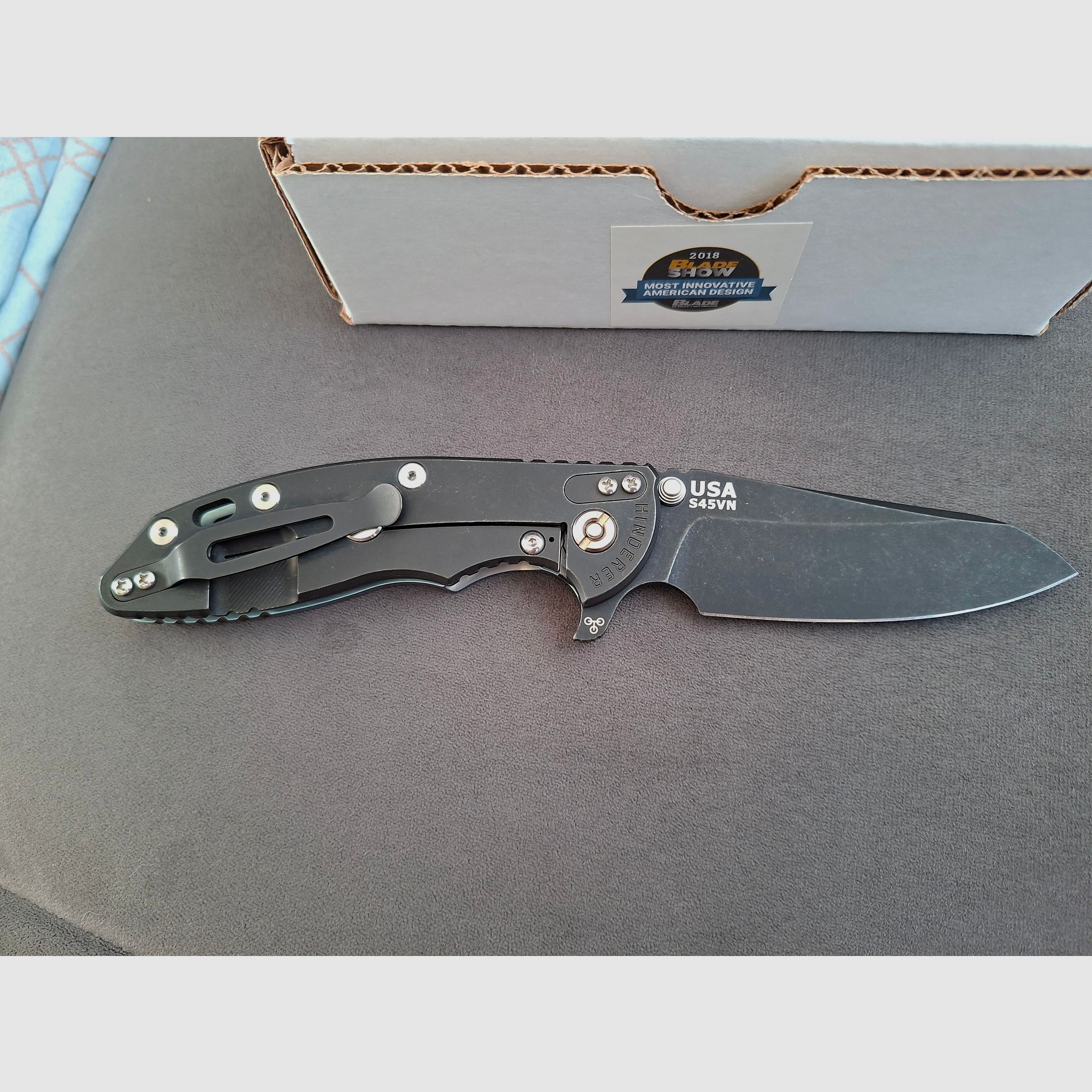 Hinderer XM-18 3.5 Sheepsfoot S45VN