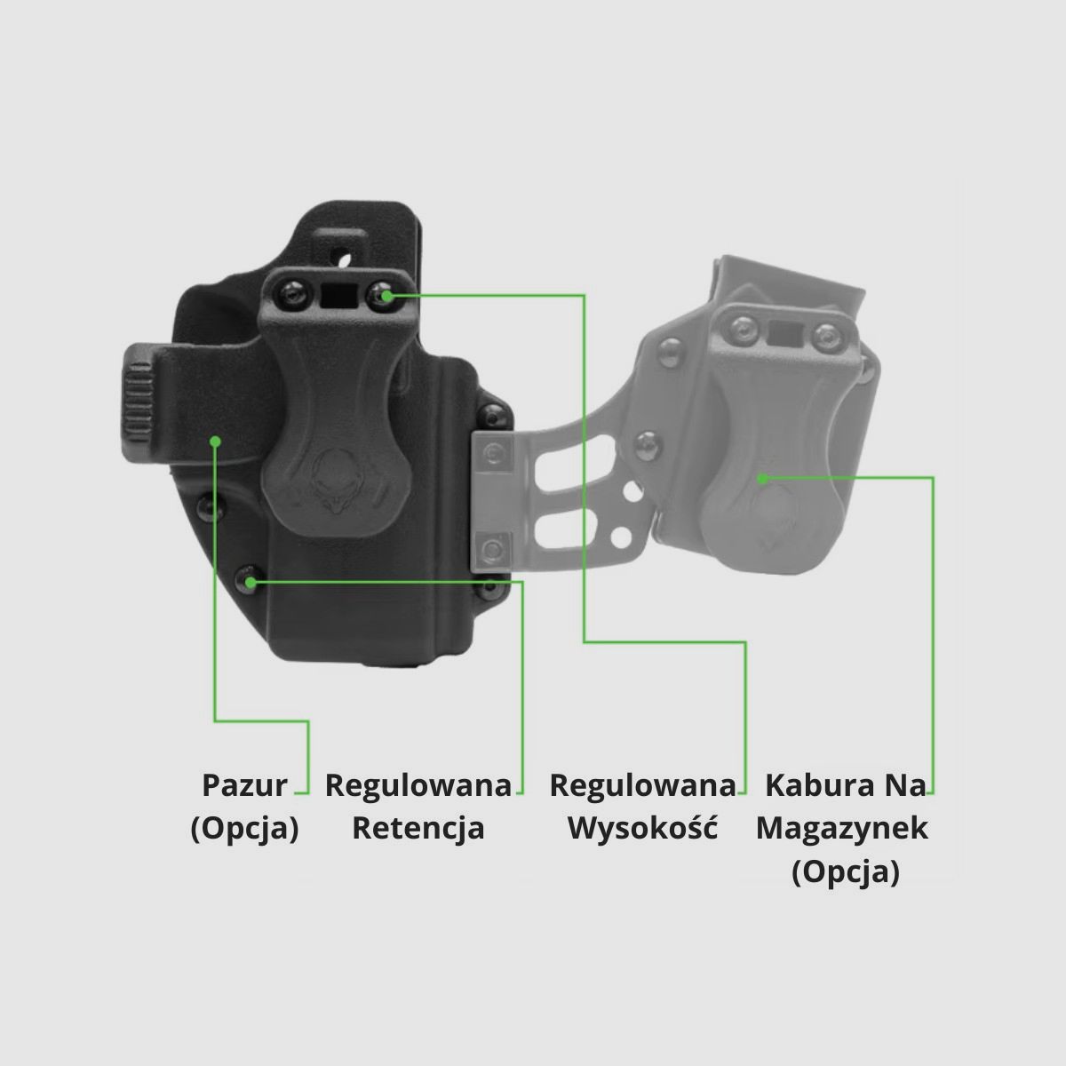 Alien Gear Holsters - Holster Photon - Glock 43X/48, IWB/OWB, sans lampe torche - PHO-0759-L0-D, image 2 sur 5