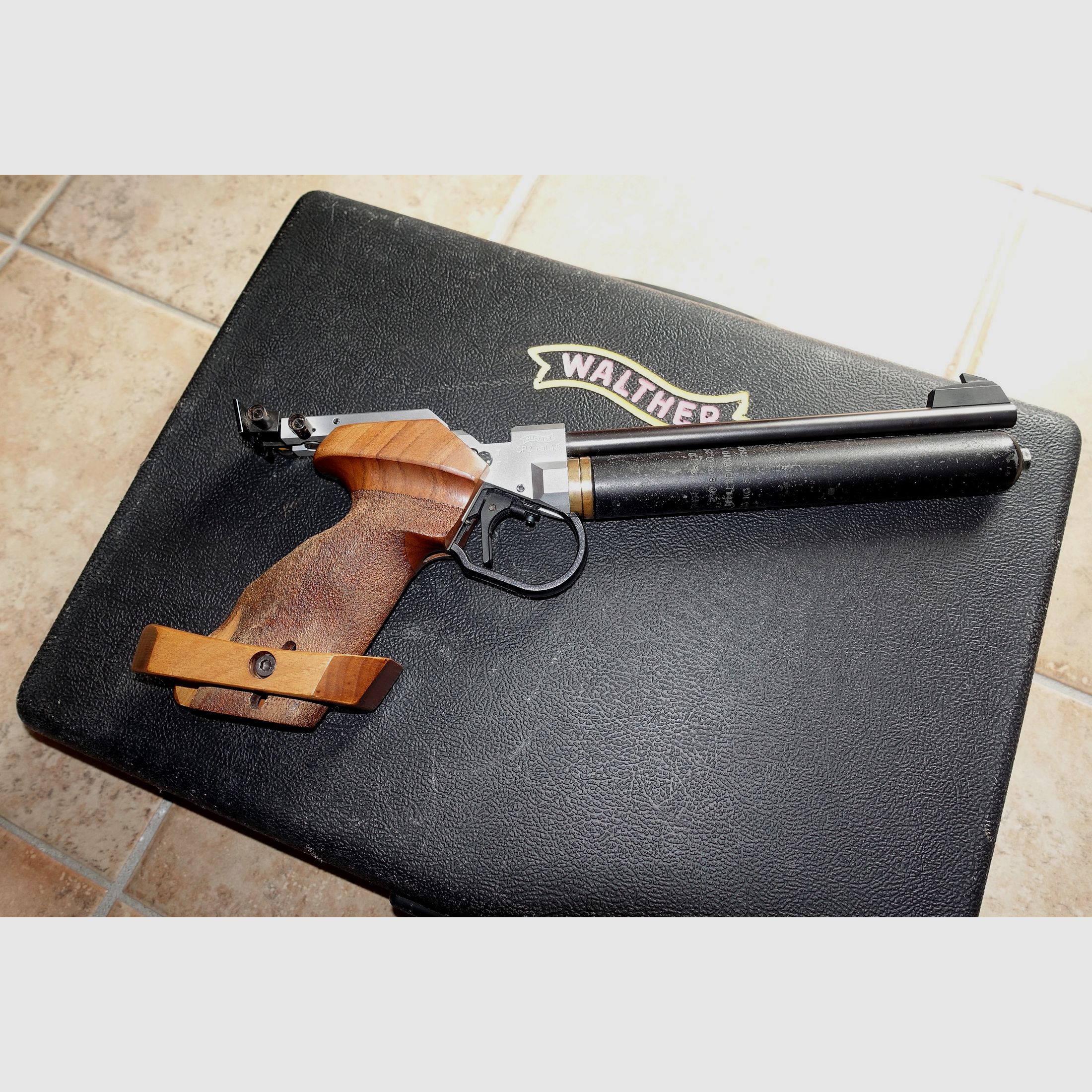 Walther CP2 Matchpistole mit Koffer