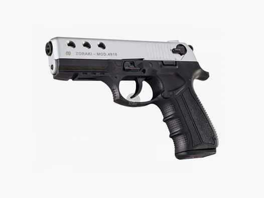Pistolet sygnałowy - Zoraki 4918 matowy chrom - 9 mm P.A.K