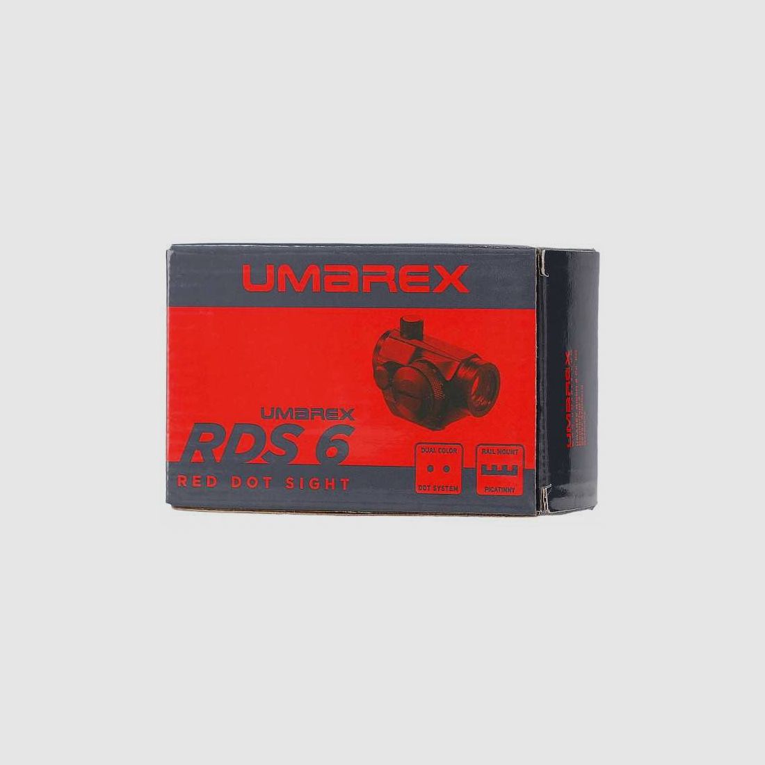 Umarex RDS 6 Red Dot Sight Zielpunkt umschaltbar rot / grün, integrierte Picatinny-Montage