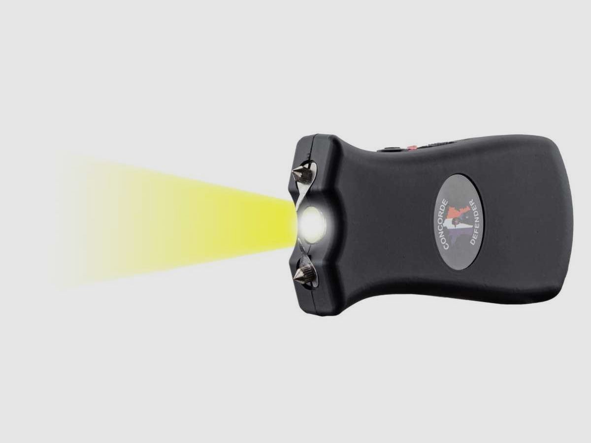 Stun Gun / Rechargeable Lamp - Concorde Defender - 1,800 kilovolts, image 4 of 7