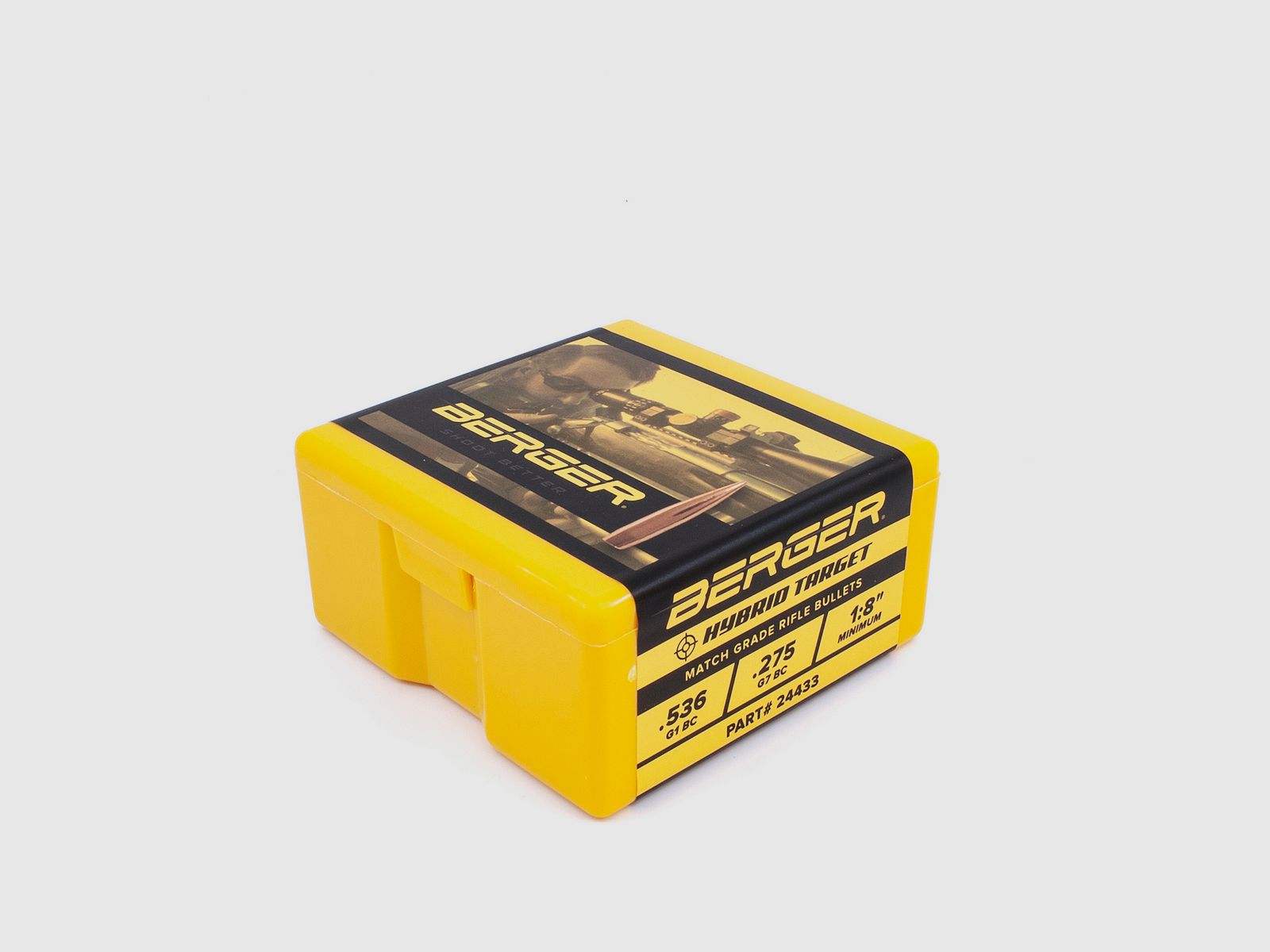 Berger Geschoss 6mm/.243 Hybrid Target 105GR 500 Stück