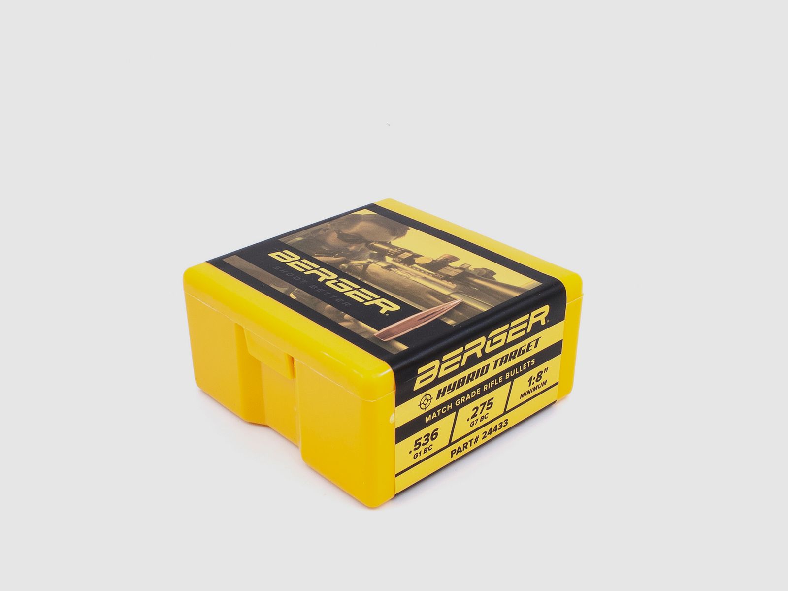 Berger Geschoss 6mm/.243 Hybrid Target 105GR 100 Stück