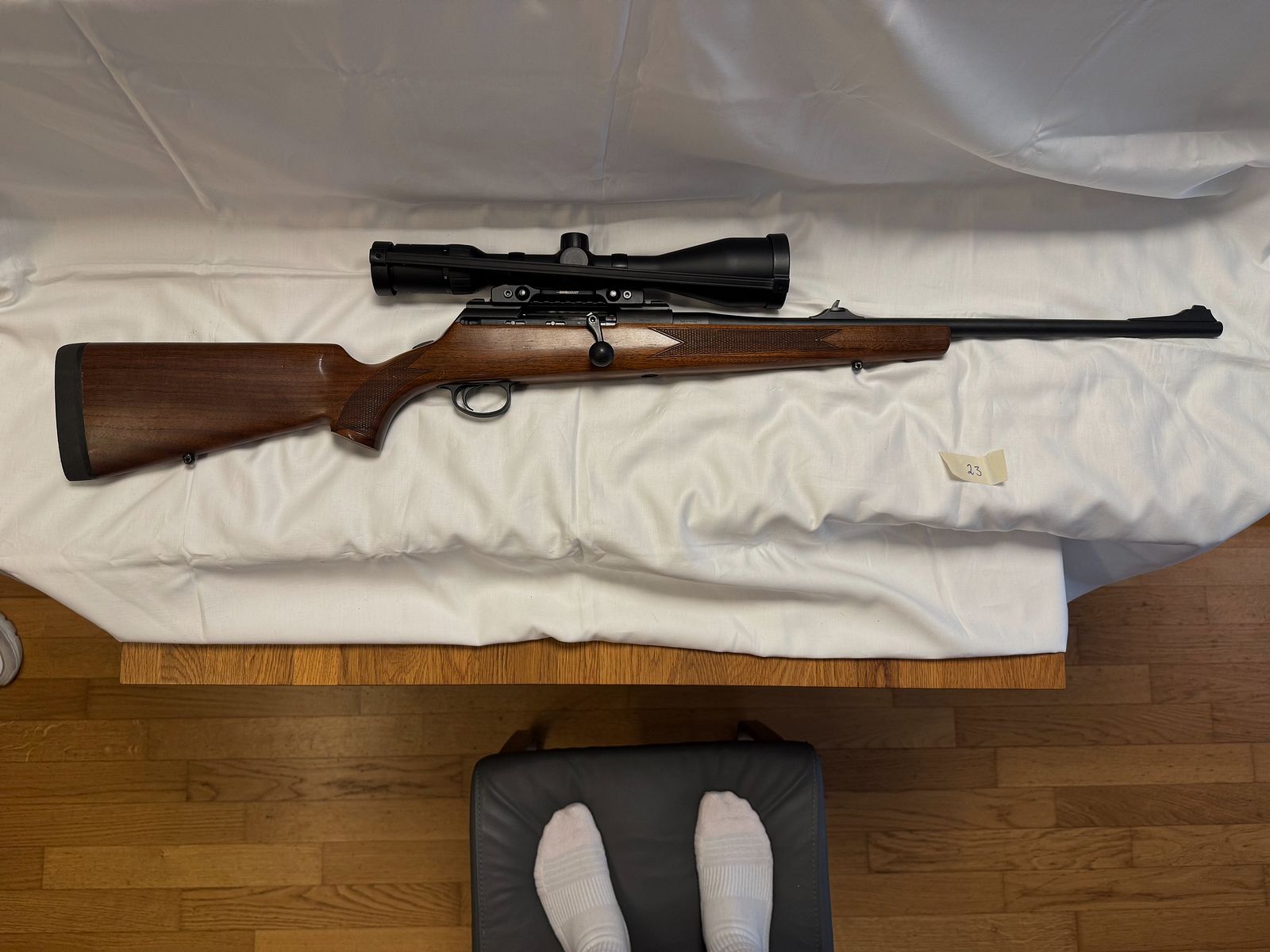 Mauser M96 9,3×62 straight-pull + Steiner Ranger 4-16×56 – Cat. C heirloom Vorarlberg, zdjęcie 3 z 8
