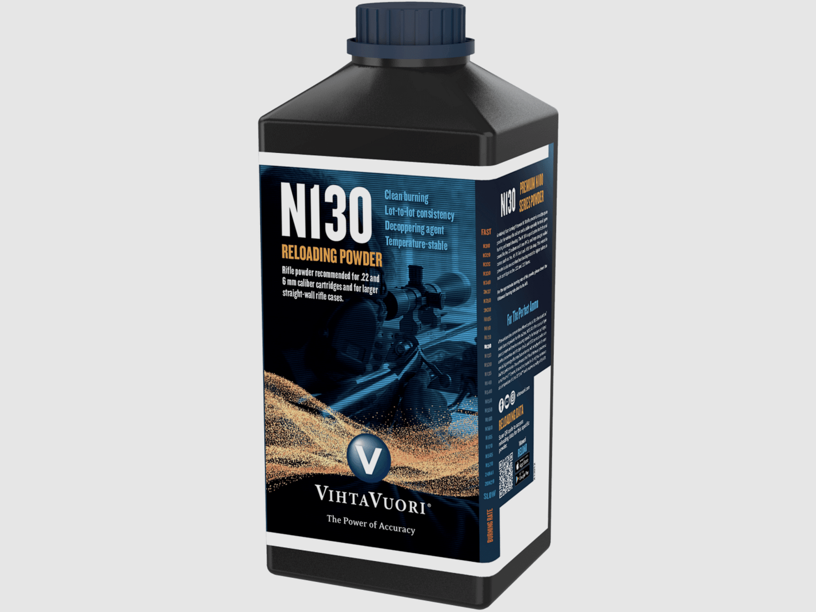 Vihtavuori Pulver N130 – Dose à 1kg, Bild 1 von 2