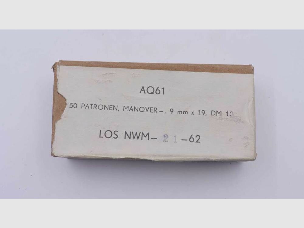 Niederländ. Waffen u. Munition Manöverpatrone Alu