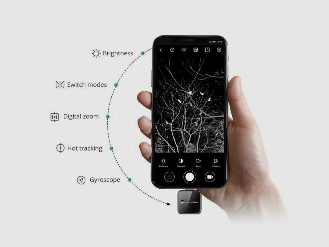 Thermal camera HIKMicro for smartphone E20PLUS, image 2 of 5