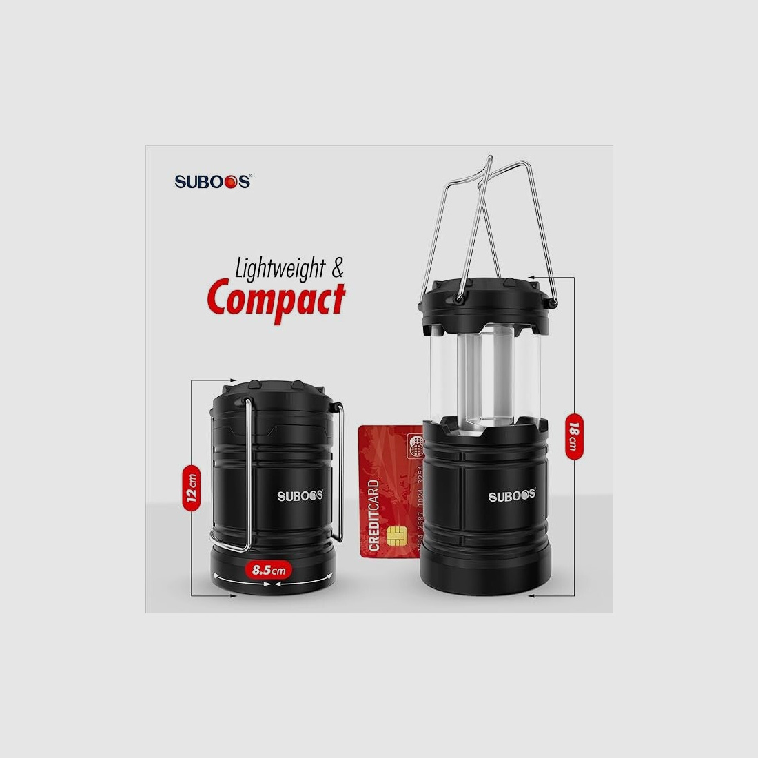 Batteriebetriebene LED Camping Laterne